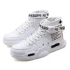 White high-top fashion sports shoes for men