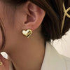 LATS heart-shaped earrings