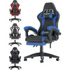 Gaming chair with footrest