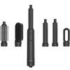 Black 5 in 1 hair styler with multiple attachments