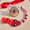 Silicone Beads Personalized Pacifier Clip - PMMNAPOLES