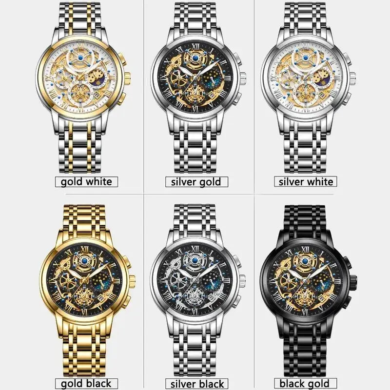 Men's  Quartz Watch – Waterproof Business Sport Style with Fashion Design