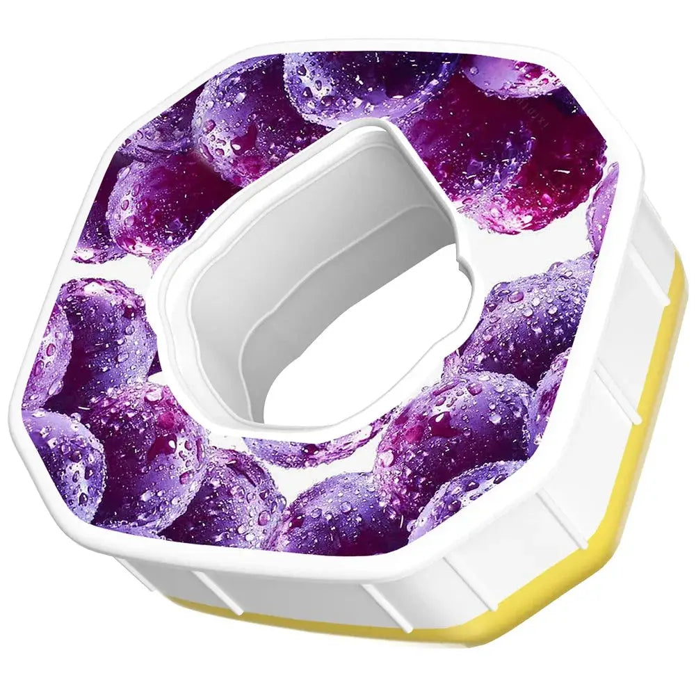 Grape scent pod for 750ml flavored water bottle, adds fruity aroma to water for enhanced taste during sports or fitness routines.