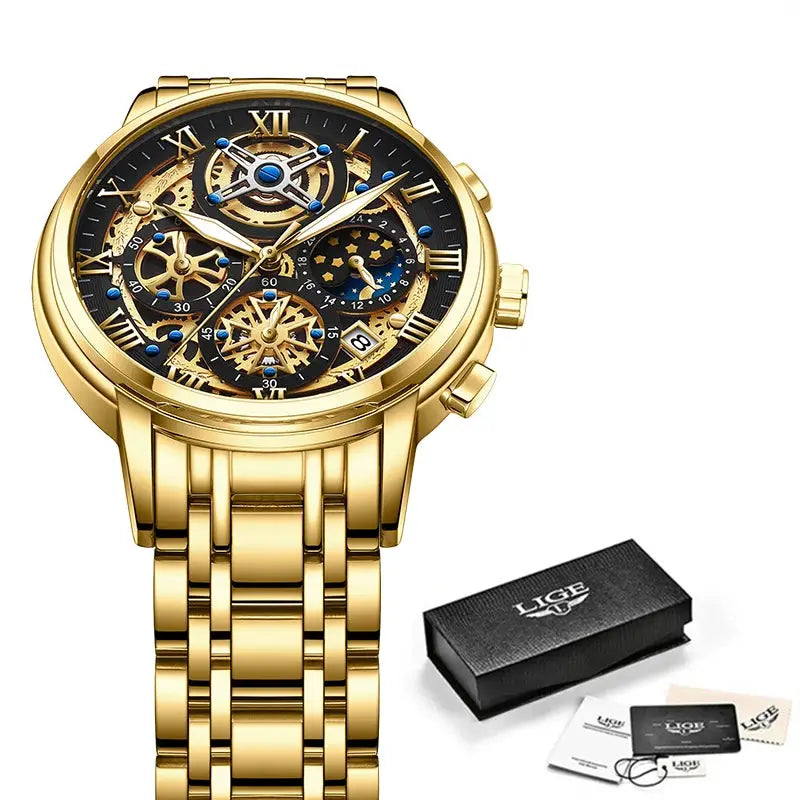 Men's  Quartz Watch – Waterproof Business Sport Style with Fashion Design