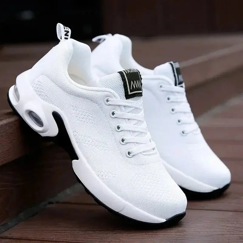 Summer Women’s Air Cushion Sneakers | Breathable Running Shoes with Height Boost for Outdoor Comfort
