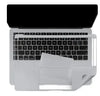 Transparent laptop skin cover with keyboard and trackpad protection