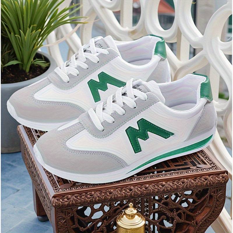 Women’s Sports Shoes – Lightweight Lace-Up Walking & Running Sneakers with Breathable Lining