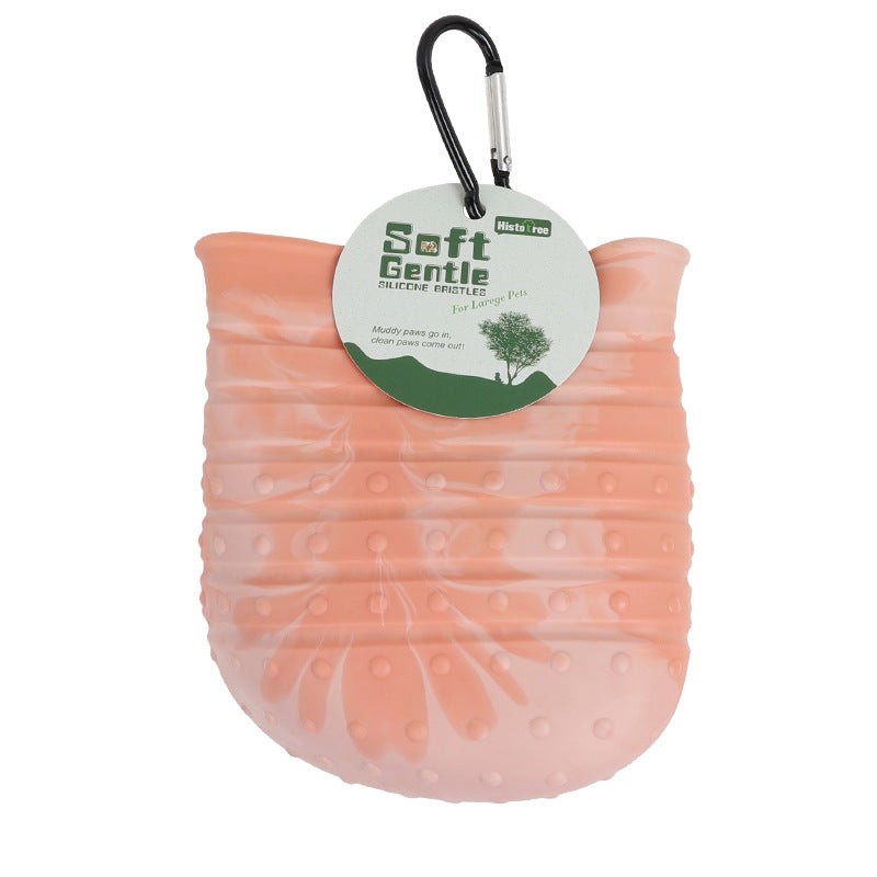 Dog Paw Cleaner Cup 2 in 1 Portable Pet Foot Washer Brush