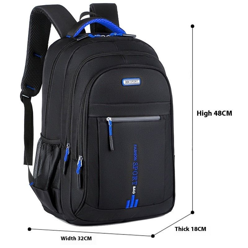 Men Laptop Backpack Large Capacity Travel USB Bag