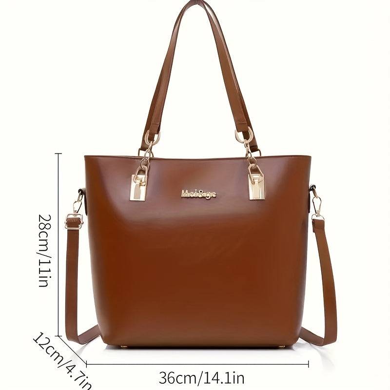 6-Piece Women's Fashion Bag Set – Handbag, Shoulder & Crossbody Bags with Large Capacity
