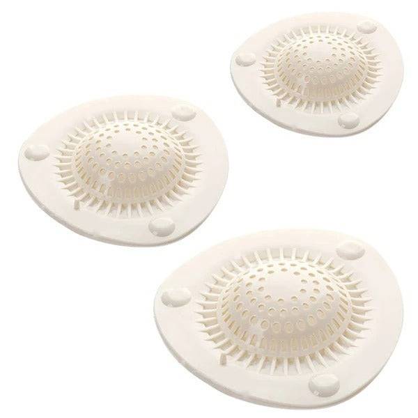 Shower Drain Cover Hair Filter Stopper with Suction Cups