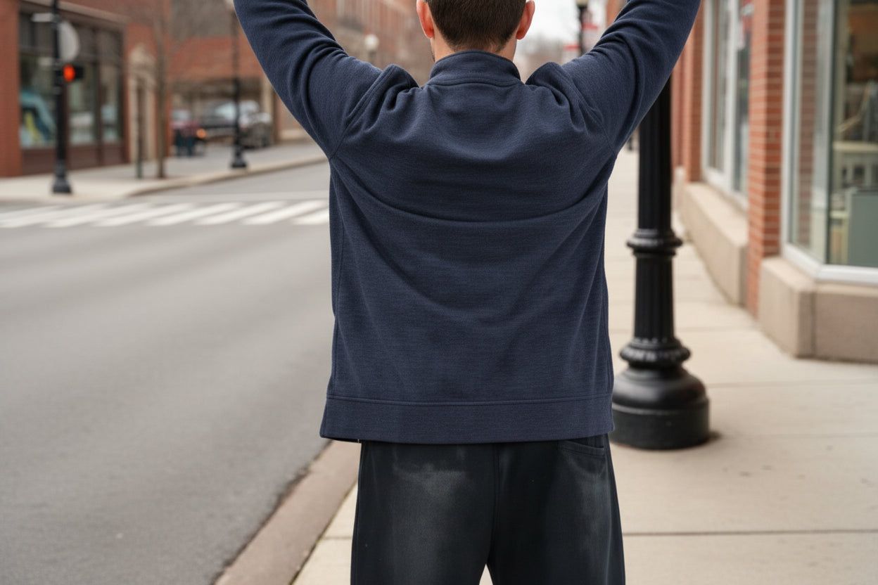 Unisex Jacquard Hoodie European American Fit