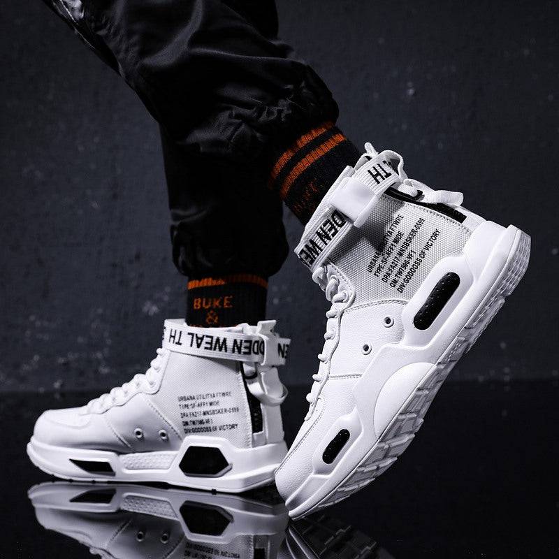 Men’s High Top Basketball Shoes Fashionable Sports Sneakers for Walking, Training & Casual Wear