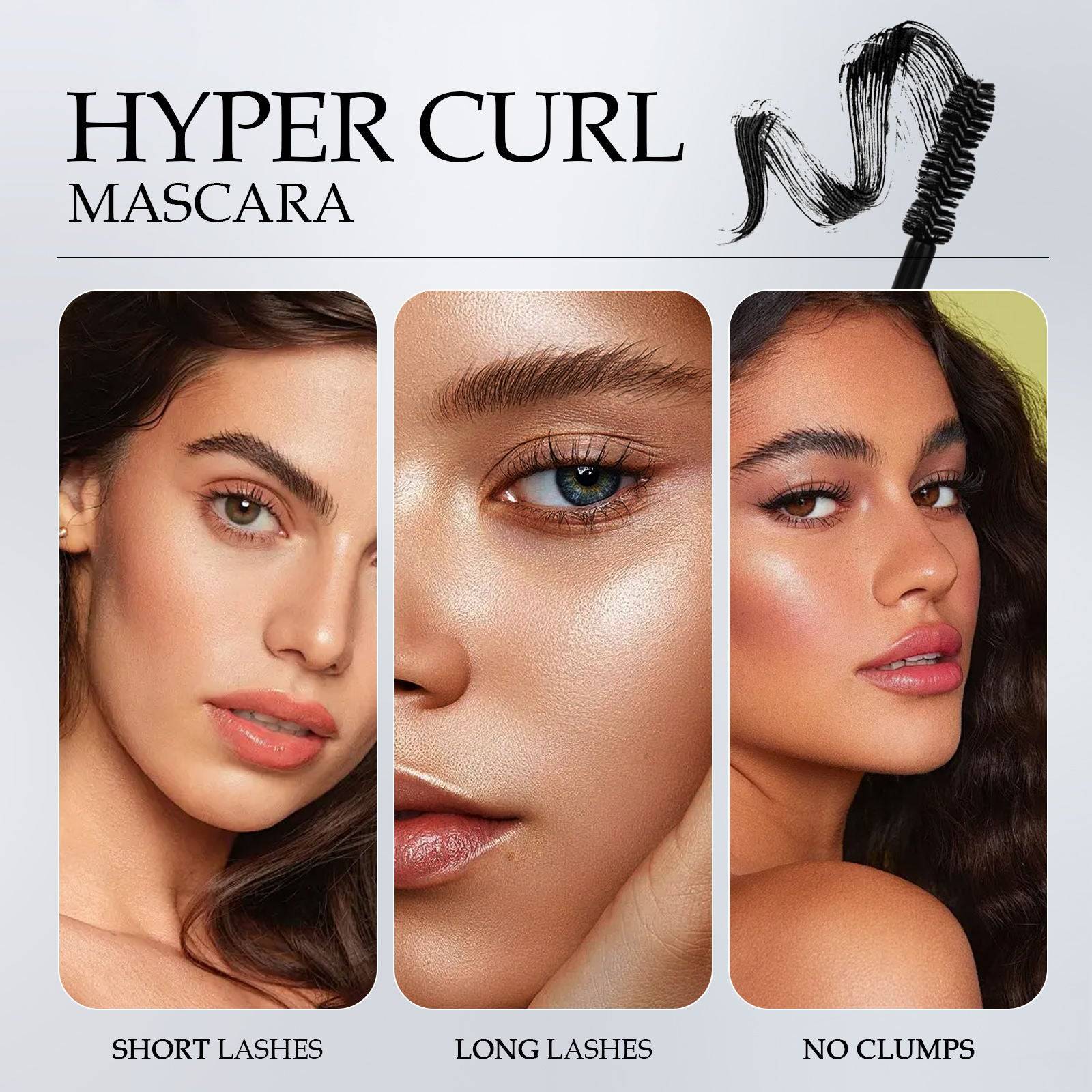 Waterproof Mascara Set 2pcs For Volume And Length