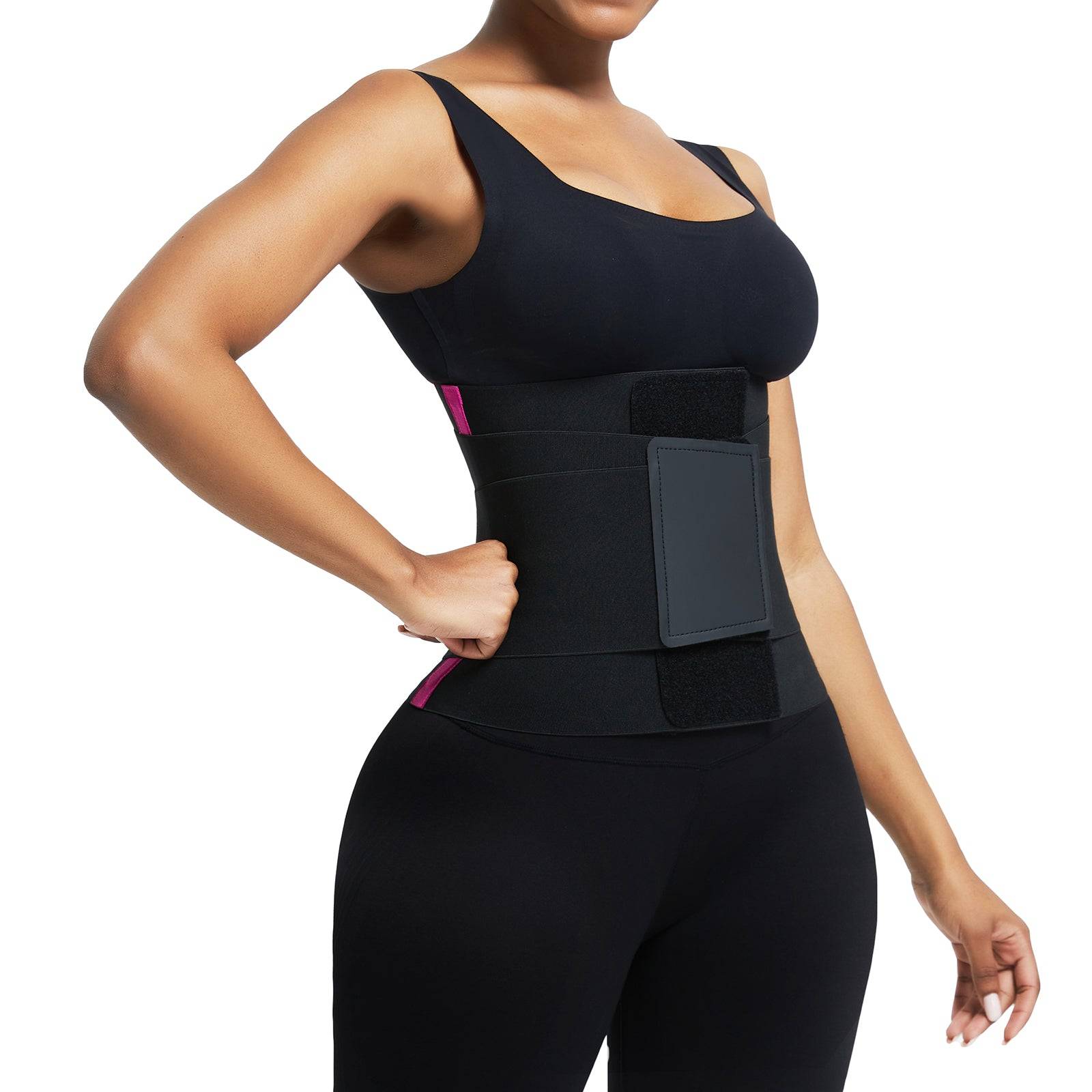 Waist Trainer & Trimmer Belt Tummy Control Body Shaper for Workout, Fitness & Everyday Waist Support