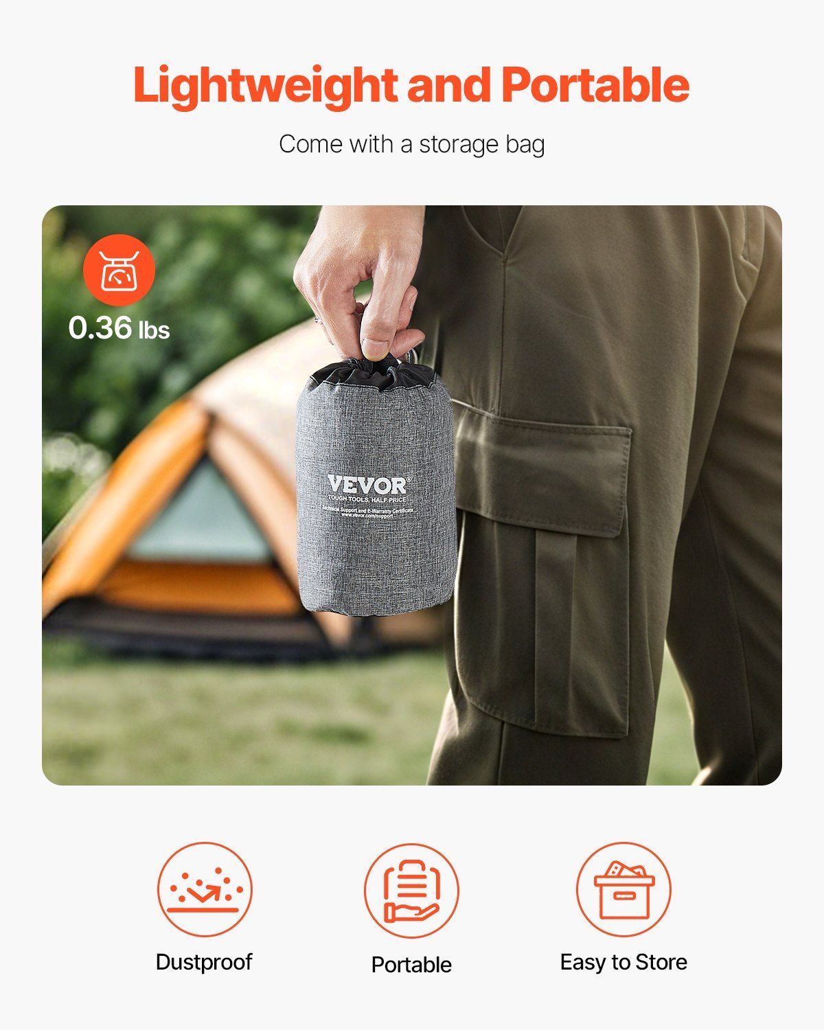 Inflatable Camping Pillow Portable Travel Support Cushion