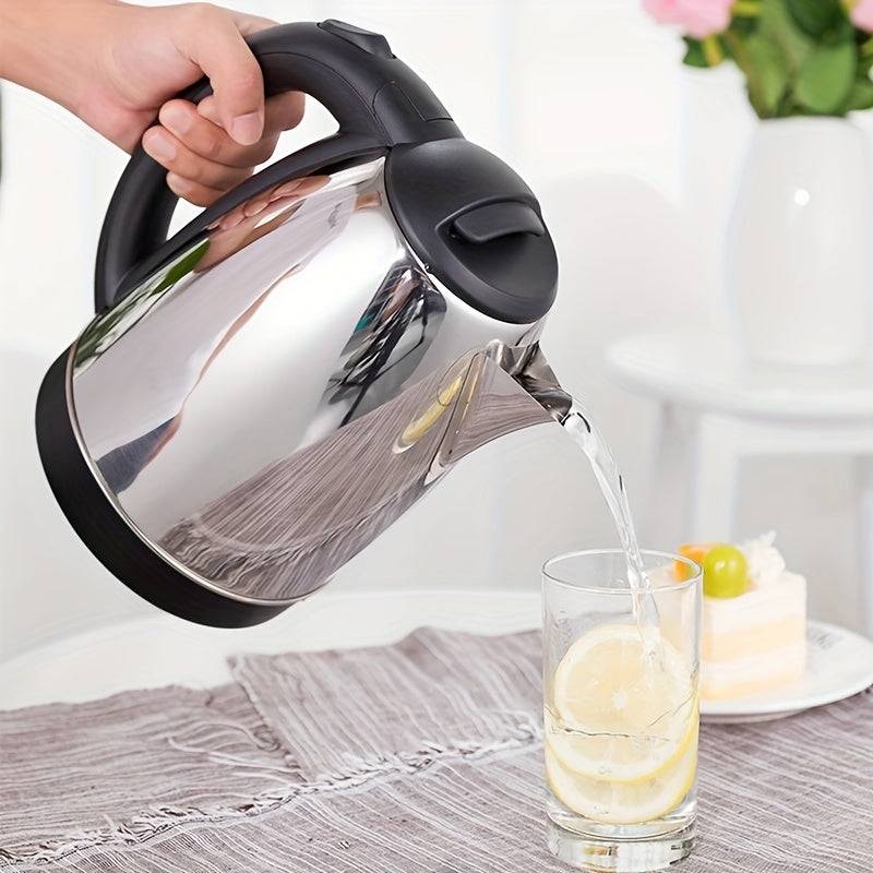Premium 304 Stainless Steel Electric Kettle – 110V Fast Boil with Auto Shut-Off, Food-Grade, US Plug, Ideal for Home, Coffee & Dorm Use