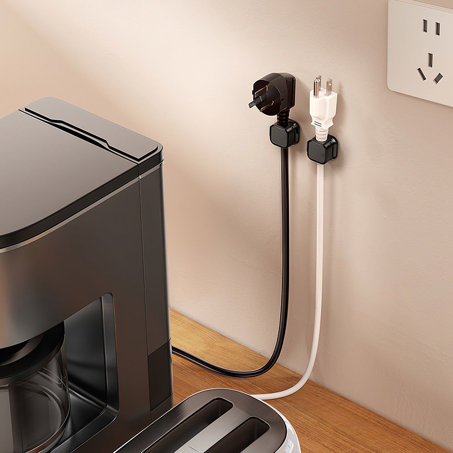 Magnetic Cable Management Clips Organizer Compact 6 Pack