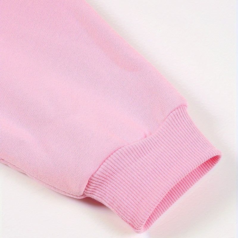 Solid Color Sweatshirts with Relaxed Pullover Fit