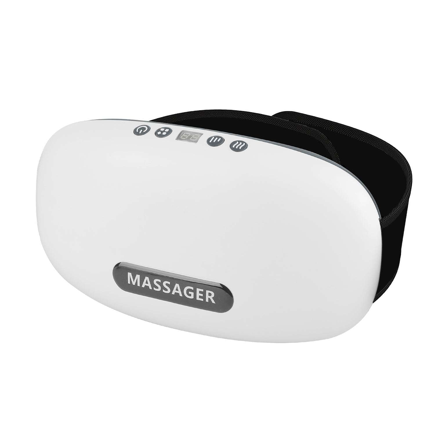 Rechargeable Abdominal Massager with Bian Stone and Heat