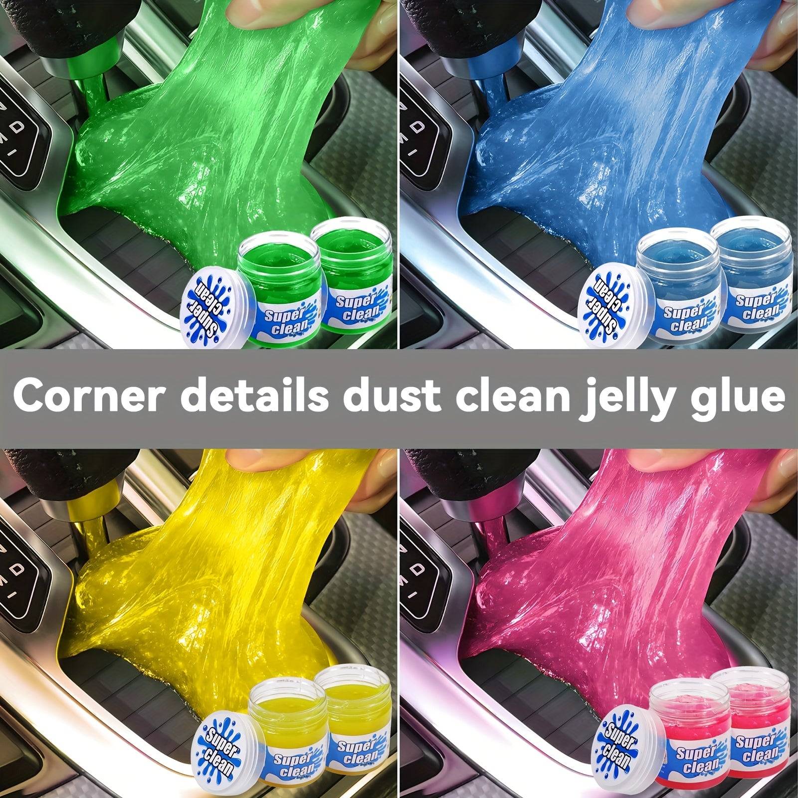 Car Cleaning Gel Reusable Interior Detailing Putty for Dust Removal Easy Corner Cleaning, Universal Daily Use