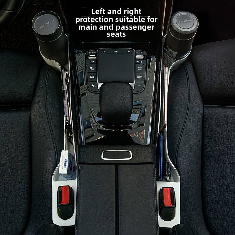 2pcs TPU car seat organizer box, universal fit, multifunctional storage for accessories, keeps interior clean and tidy