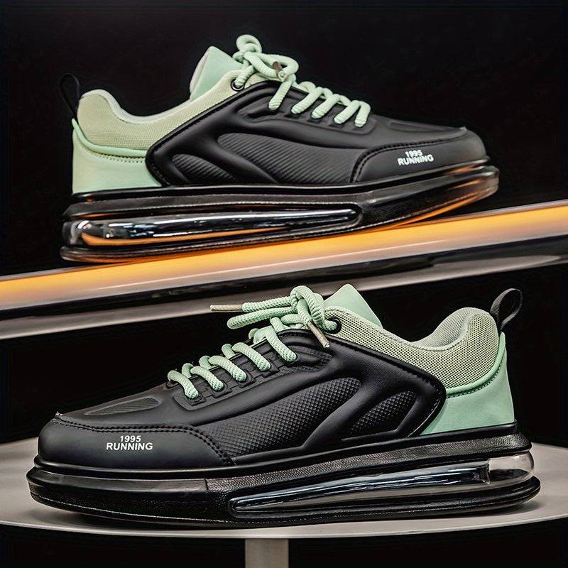 Men's Breathable Casual Sneakers – Lightweight Air Cushion Shoes with Shock Absorption for Daily Wear & All-Day Comfort