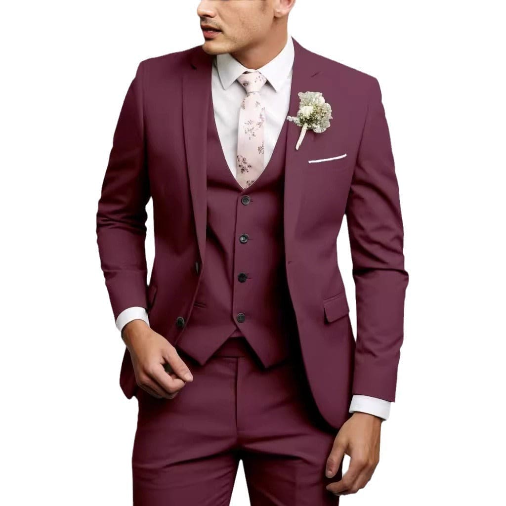 Men's Two Button Casual Versatile Suit Set - PMMNAPOLES