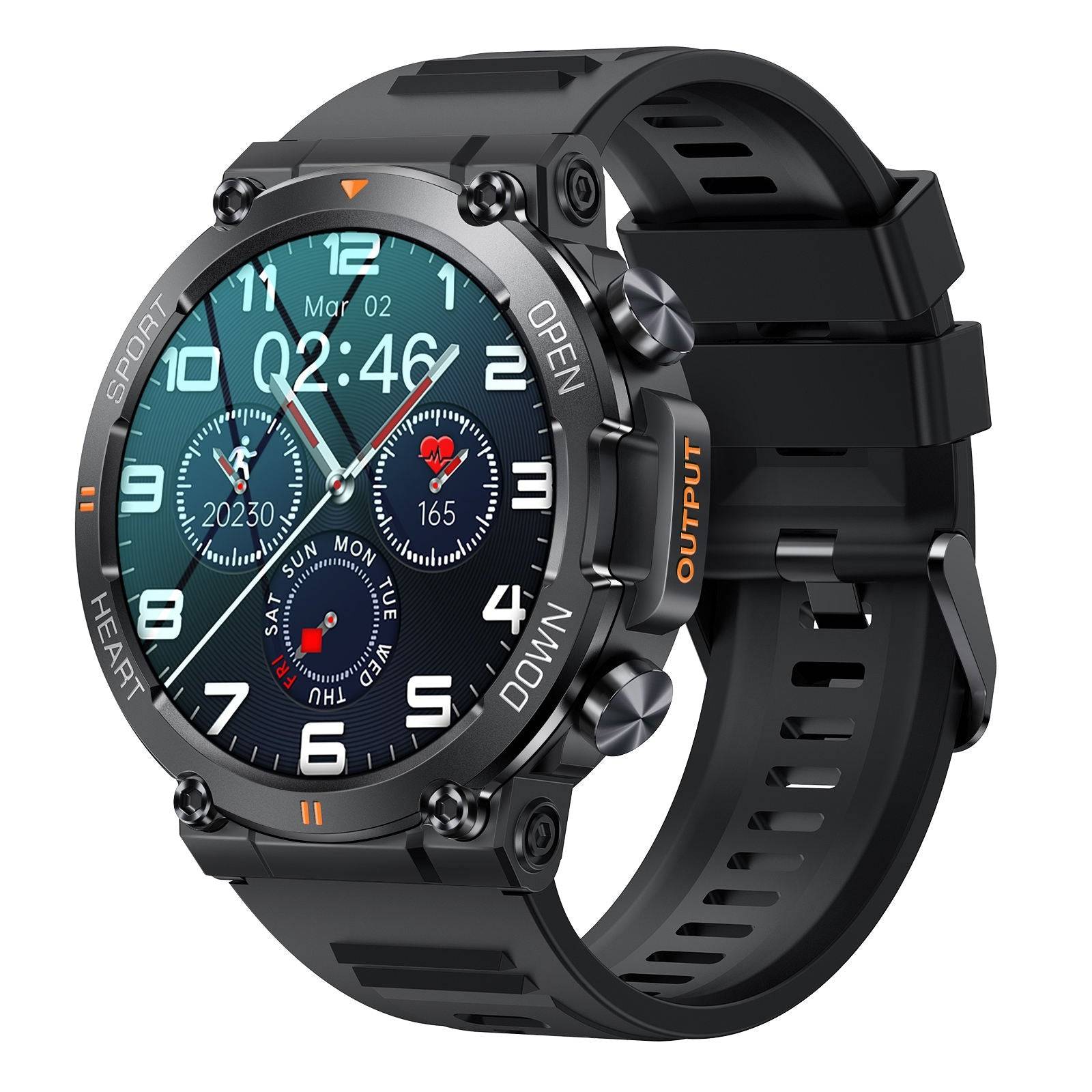 Mens Smart Watch Bluetooth Call Fitness