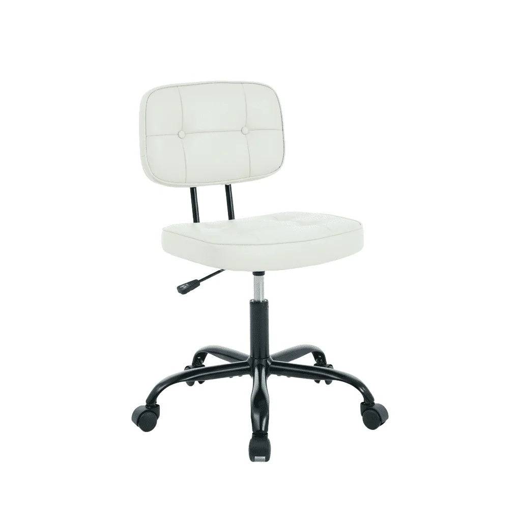 Armless Ergonomic Office Chair with Lumbar Support