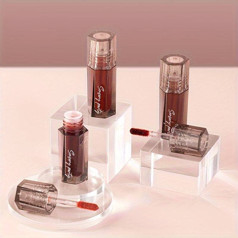 6-Color Moisturizing Mirror Lip Gloss Set Long-Lasting Glossy Liquid Lipstick with Refreshing Non-Greasy Texture Ideal Gift for Women