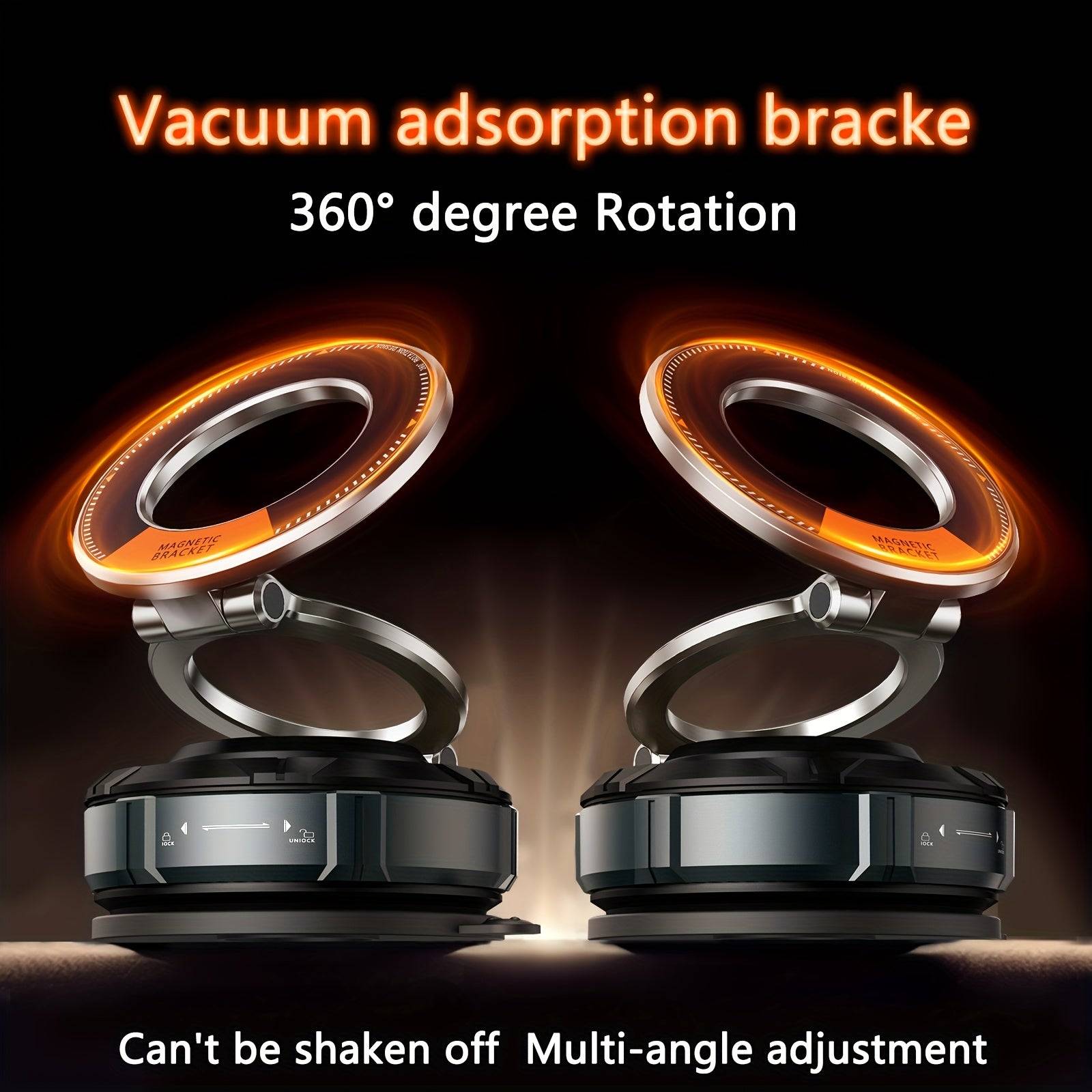 360° Rotatable Magnetic Car Phone Holder Adjustable Mount for iPhone 16–11 Pro Max, Android Phones & Tablets, Fits Car, Gym & Mirrors