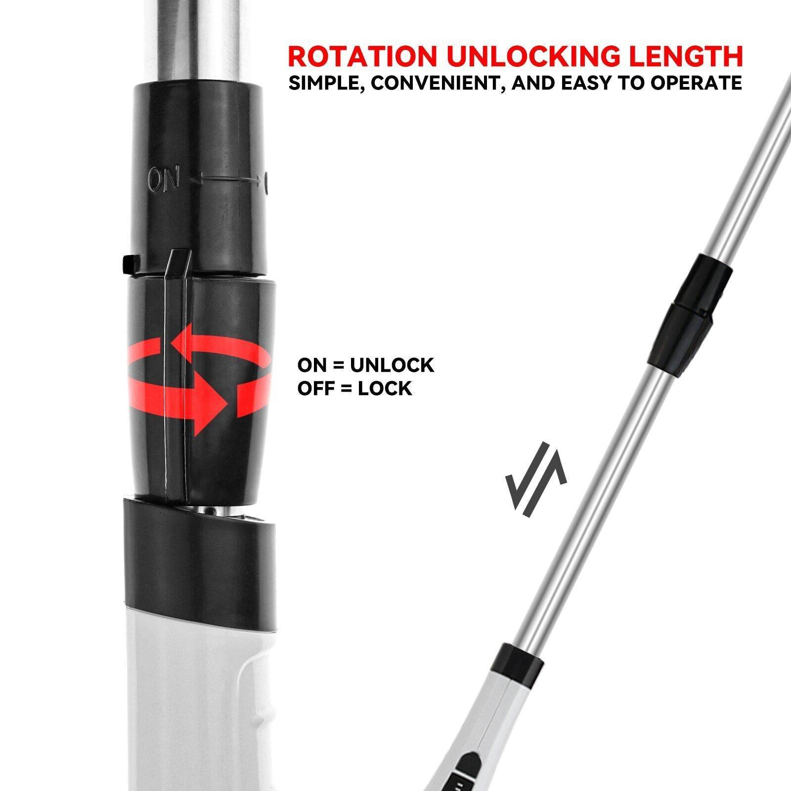 Electric Spin Scrubber with 360RPM Motor Power