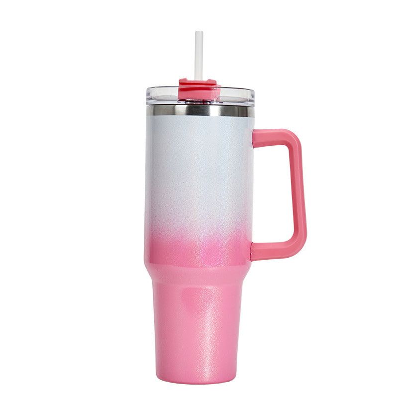 Gradient Insulated Tumbler Stainless Steel Large Capacity