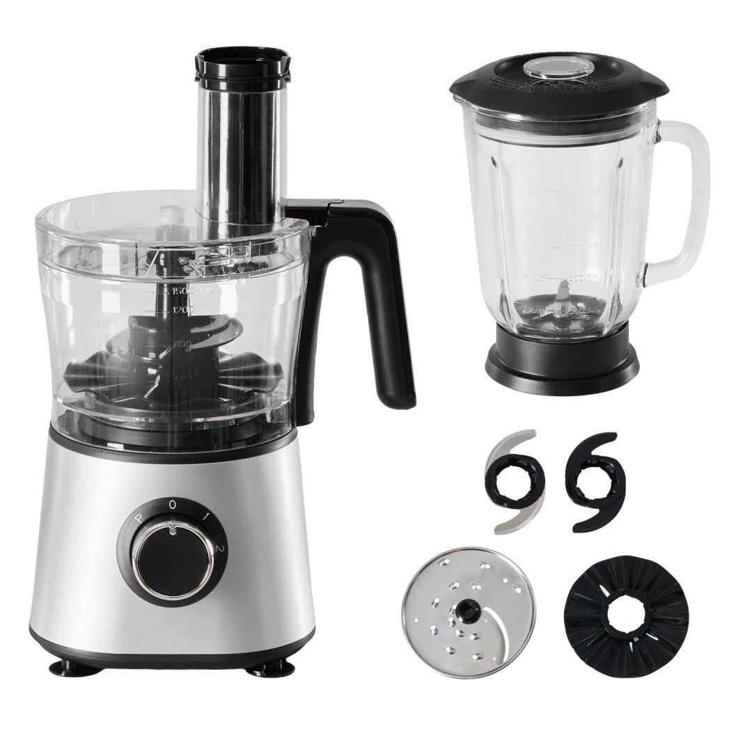 300W Food Processor with Blender and Dough Tool