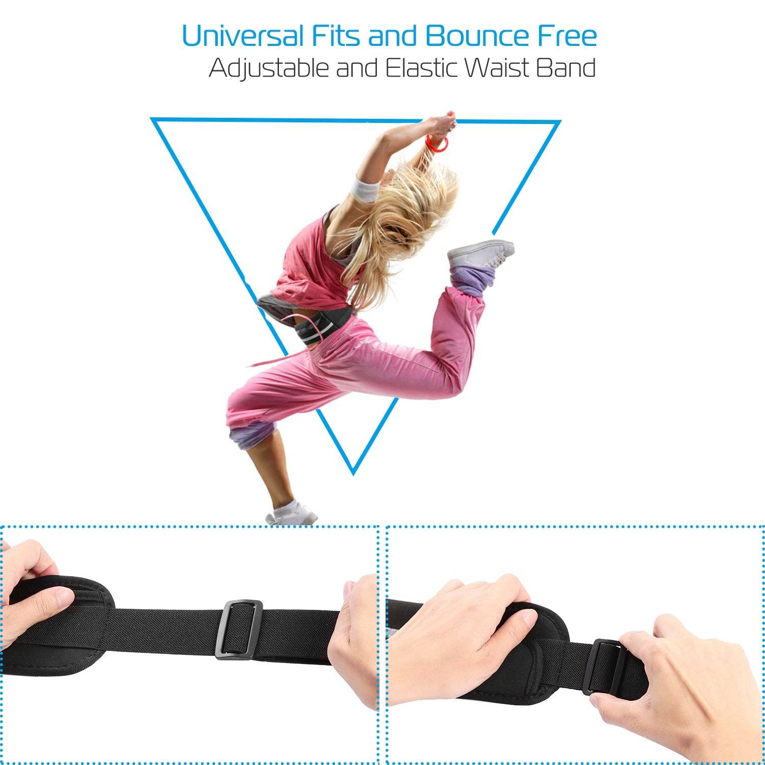 Waterproof Running Belt Adjustable Fit
