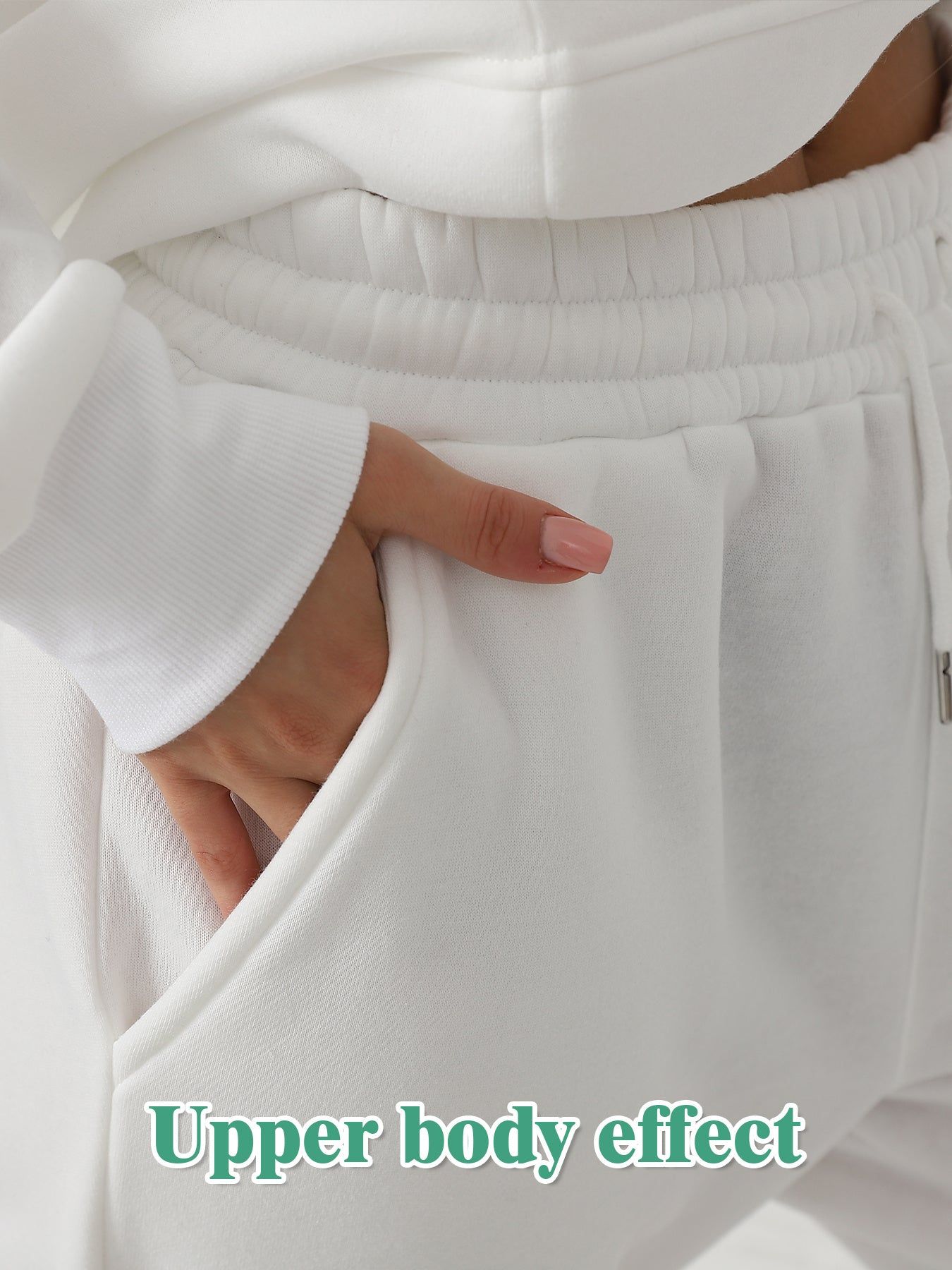 Women Two Piece Sets Solid Color Sweatshirt Outfit