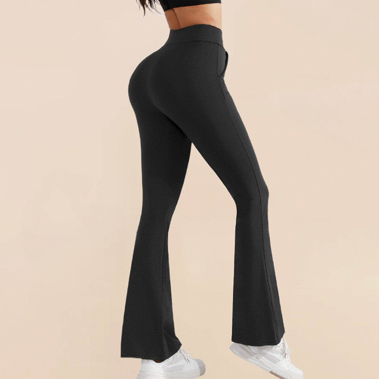 High Waist Flared Workout Pants