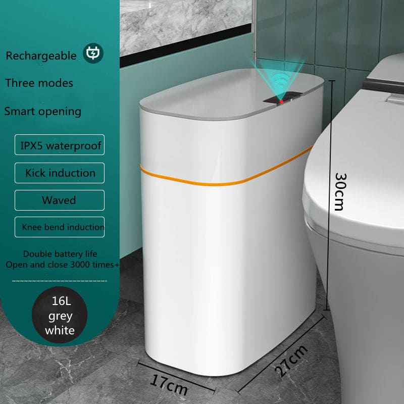 Smart Trash Can With Lid - PMMNAPOLES