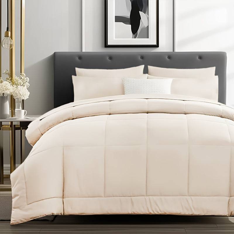 Luxury Bedding Set 5/7-Piece – Soft Microfiber Comforter, Sheets & Pillowcases for Queen/King Beds