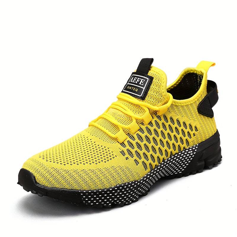Men's Breathable Anti-Slip Running Shoes – Lightweight Sneakers with Arch Support & Cushioned Heel for Gym, Walking & Daily Wear