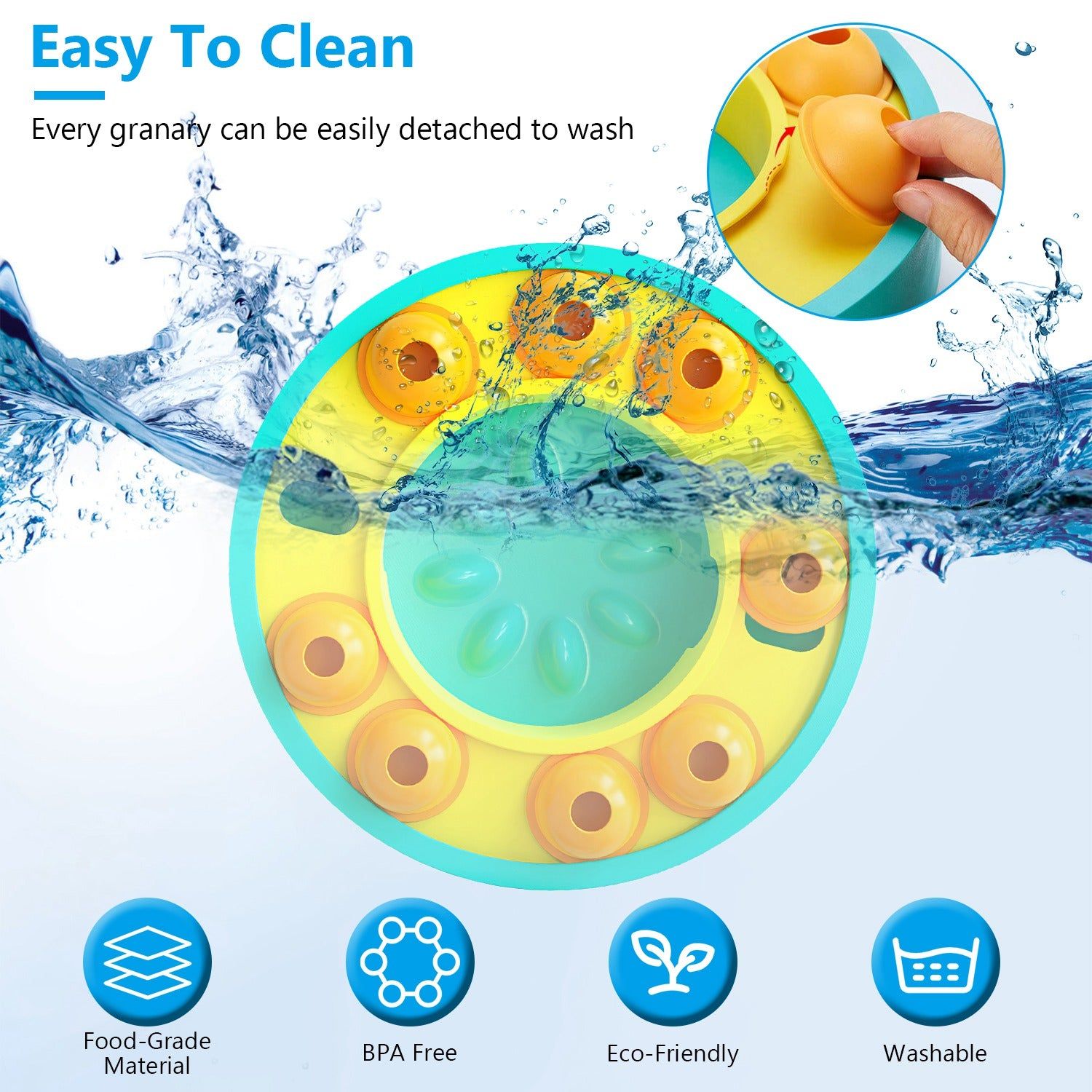 Interactive Dog Puzzle Feeder Slow Toy