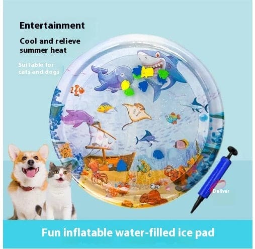 Summer cooling water bed cushion for pets - PMMNAPOLES