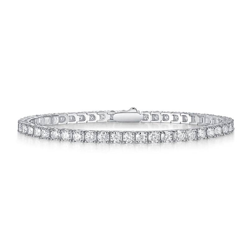 S925 Silver Moissanite Bracelet Diamond Look Style