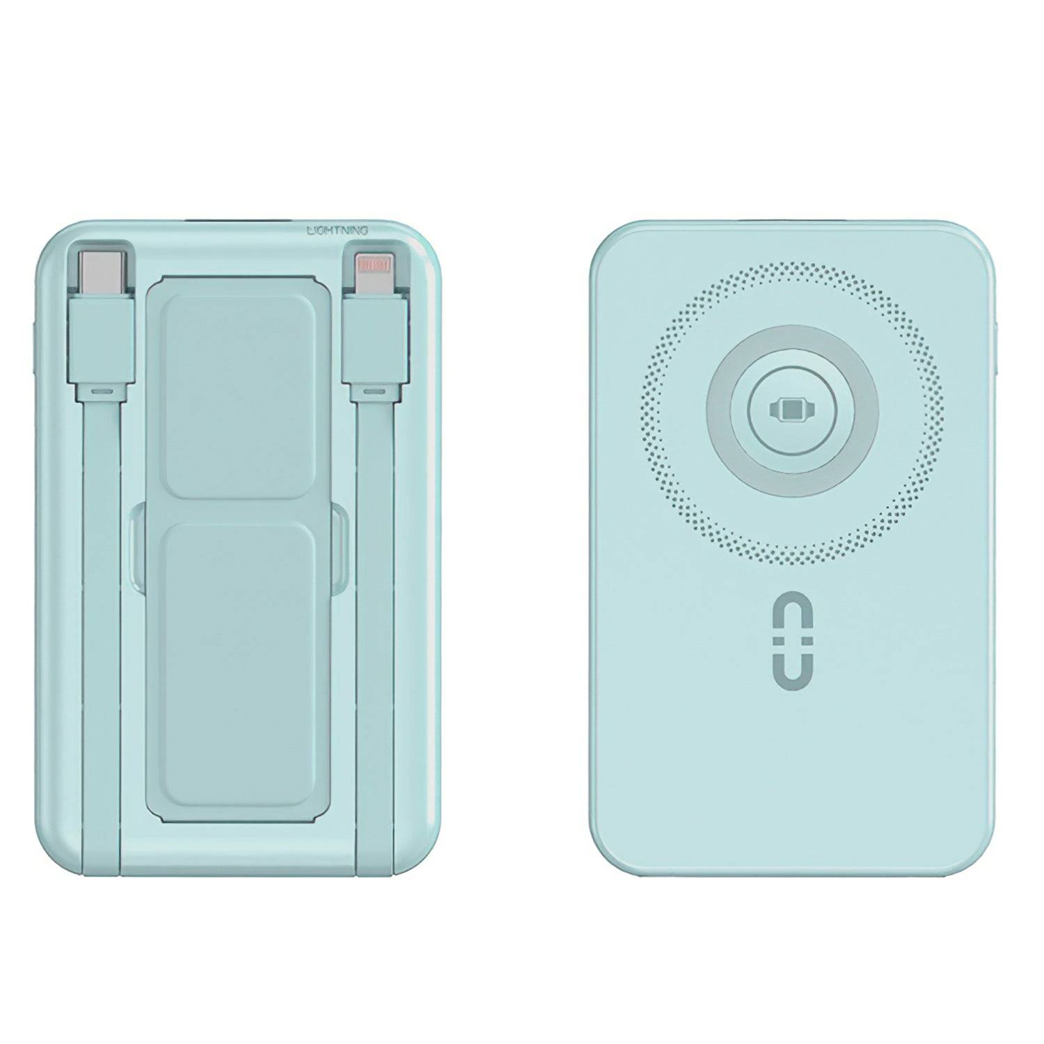 3 In 1 Magnetic Power Bank With Wireless Charging