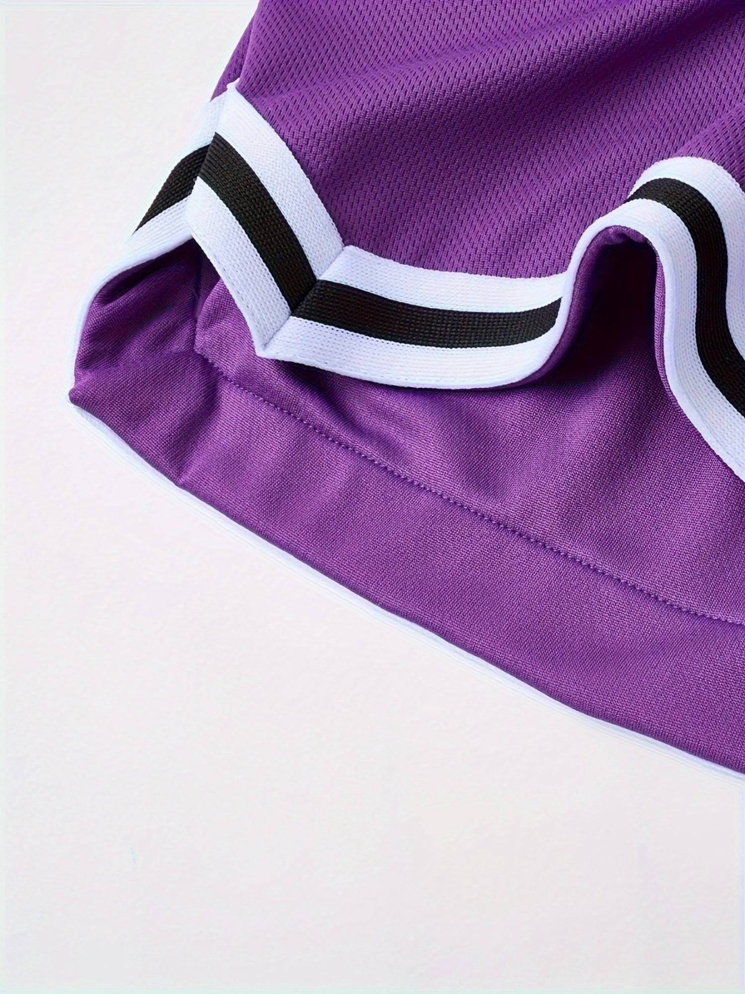 5 Pairs Men’s Sports Shorts Stretch Polyester with Elastic Drawstring Waist Loose Fit Solid Colors with Pockets for Gym, Running & Casual Wear