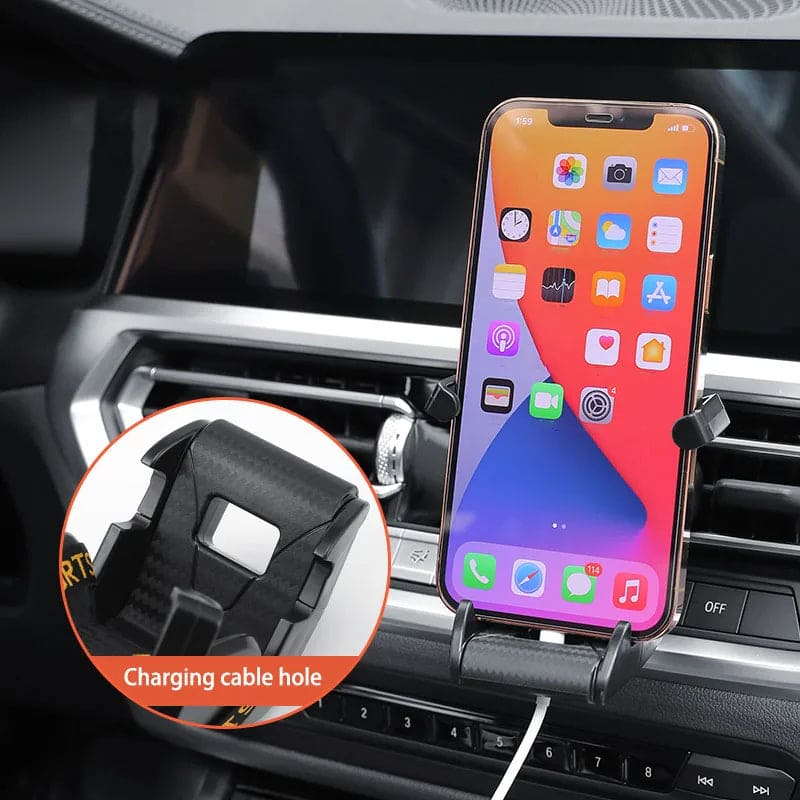 Racing Seat Shape Car Phone Holder Auto Air Vent Mount 360 Degree Rotatable Stand - PMMNAPOLES