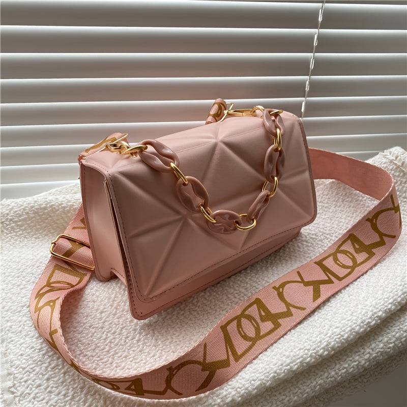 Casual Crossbody Shoulder Bag for Women Wide Strap Design Lightweight Everyday Purse