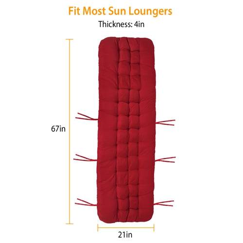 Outdoor Chaise Lounge Cushions 67 Or 71 Inch