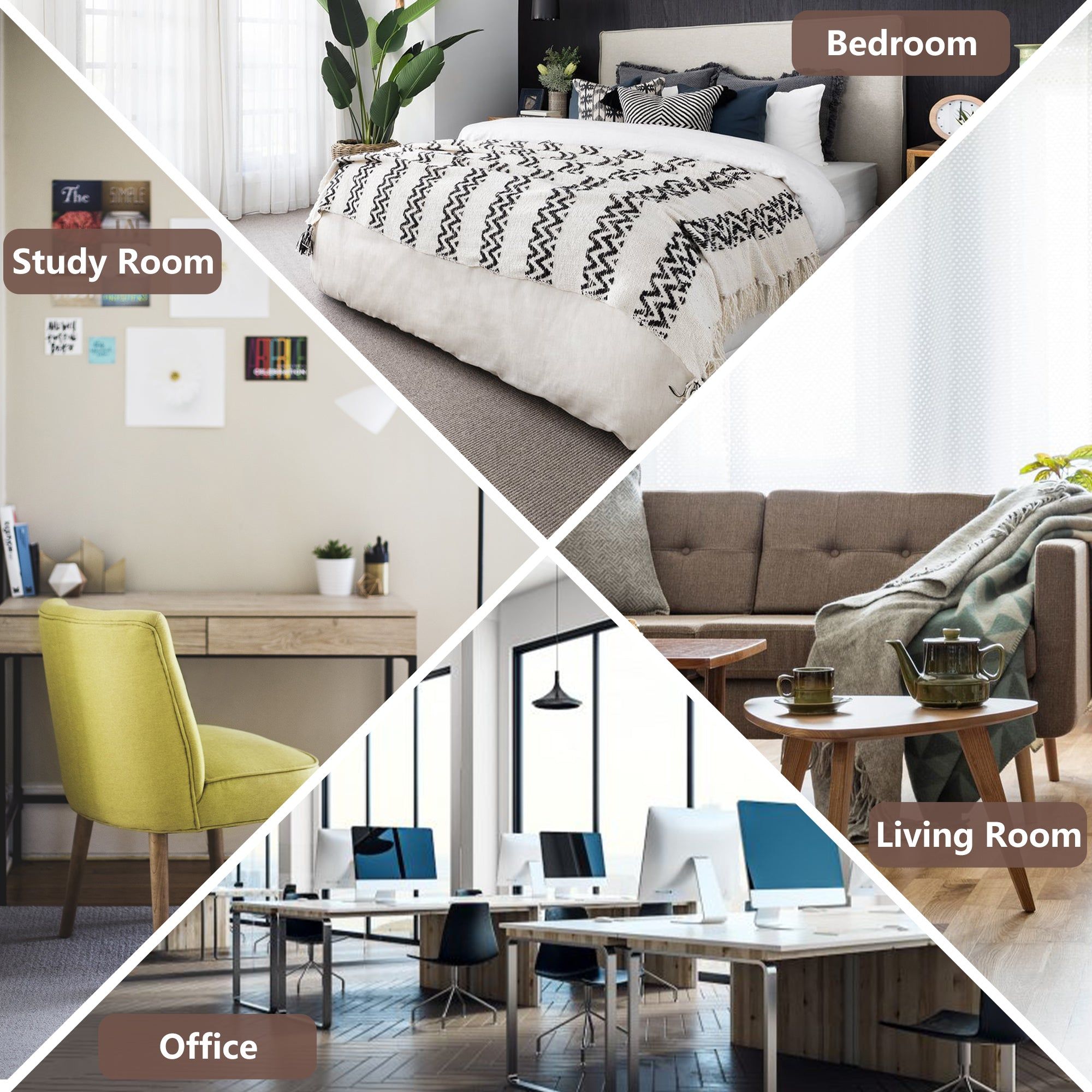 Foldable Bed with Memory Foam Mattress and Metal Frame